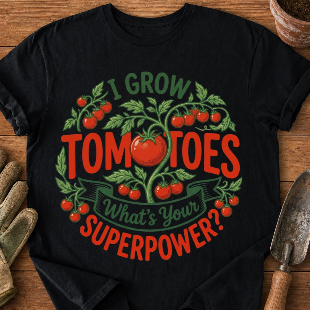 I GROW TOMATOES WHAT’S YOUR SUPERPOWER
