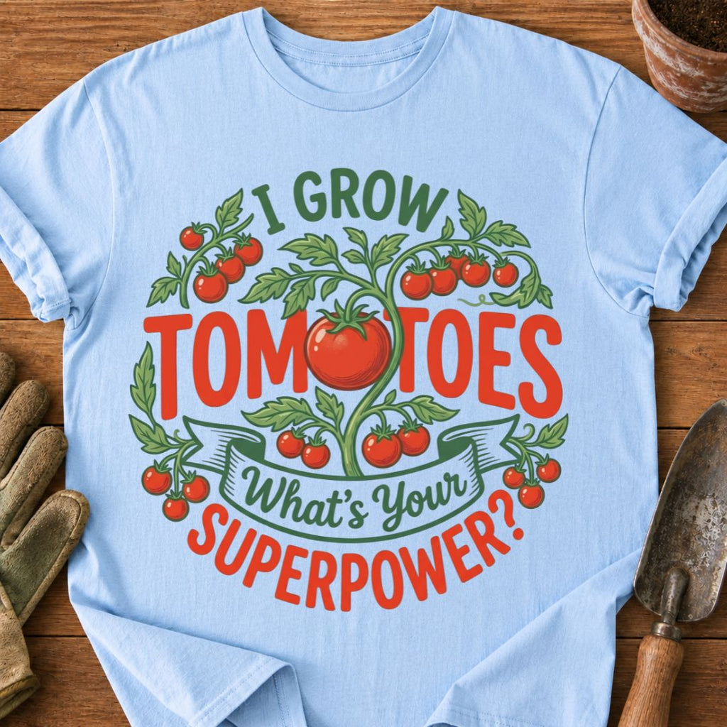 I GROW TOMATOES WHAT’S YOUR SUPERPOWER