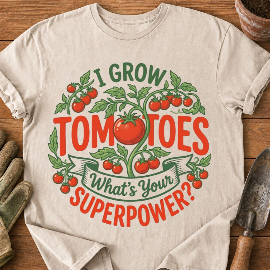 I GROW TOMATOES WHAT’S YOUR SUPERPOWER