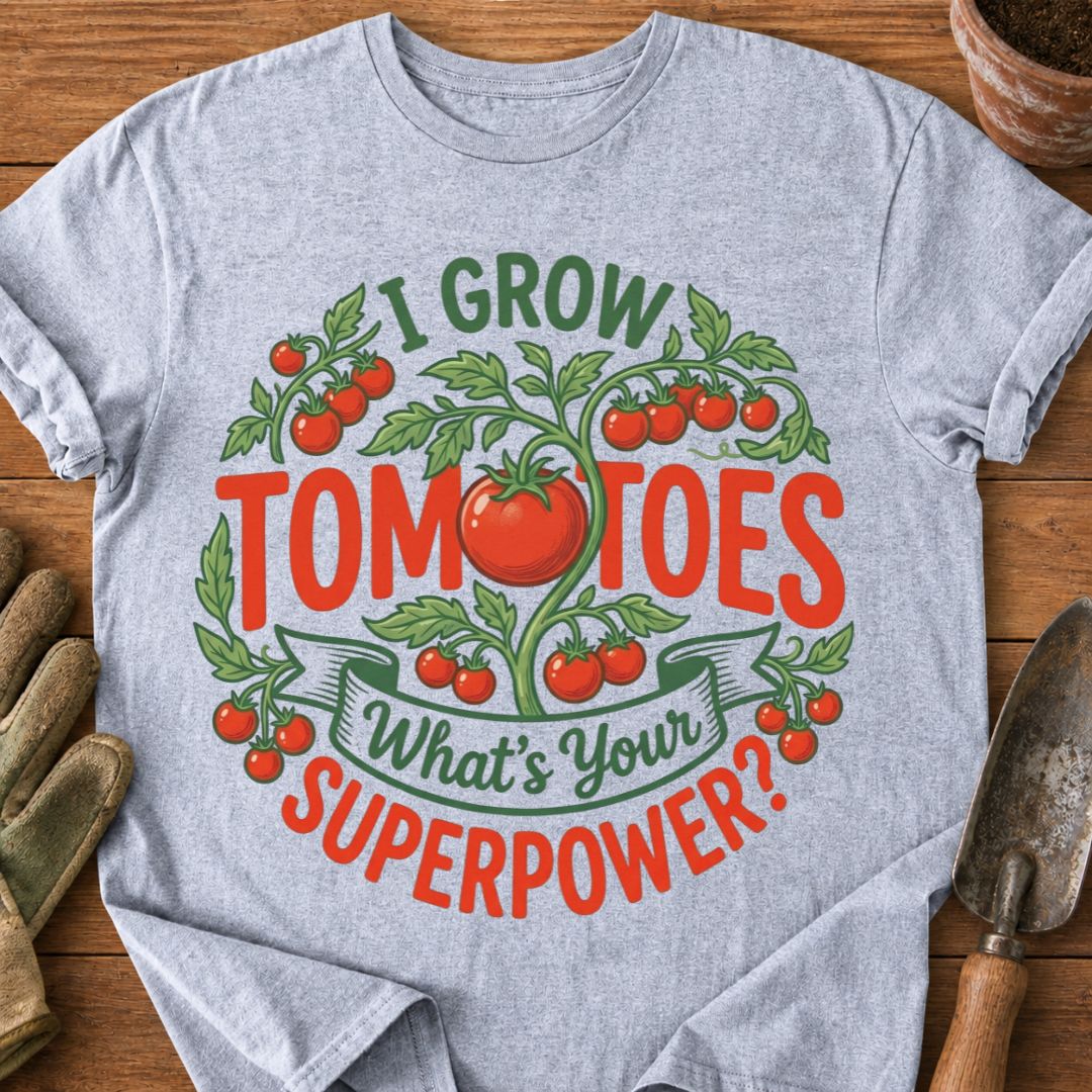 I GROW TOMATOES WHAT’S YOUR SUPERPOWER