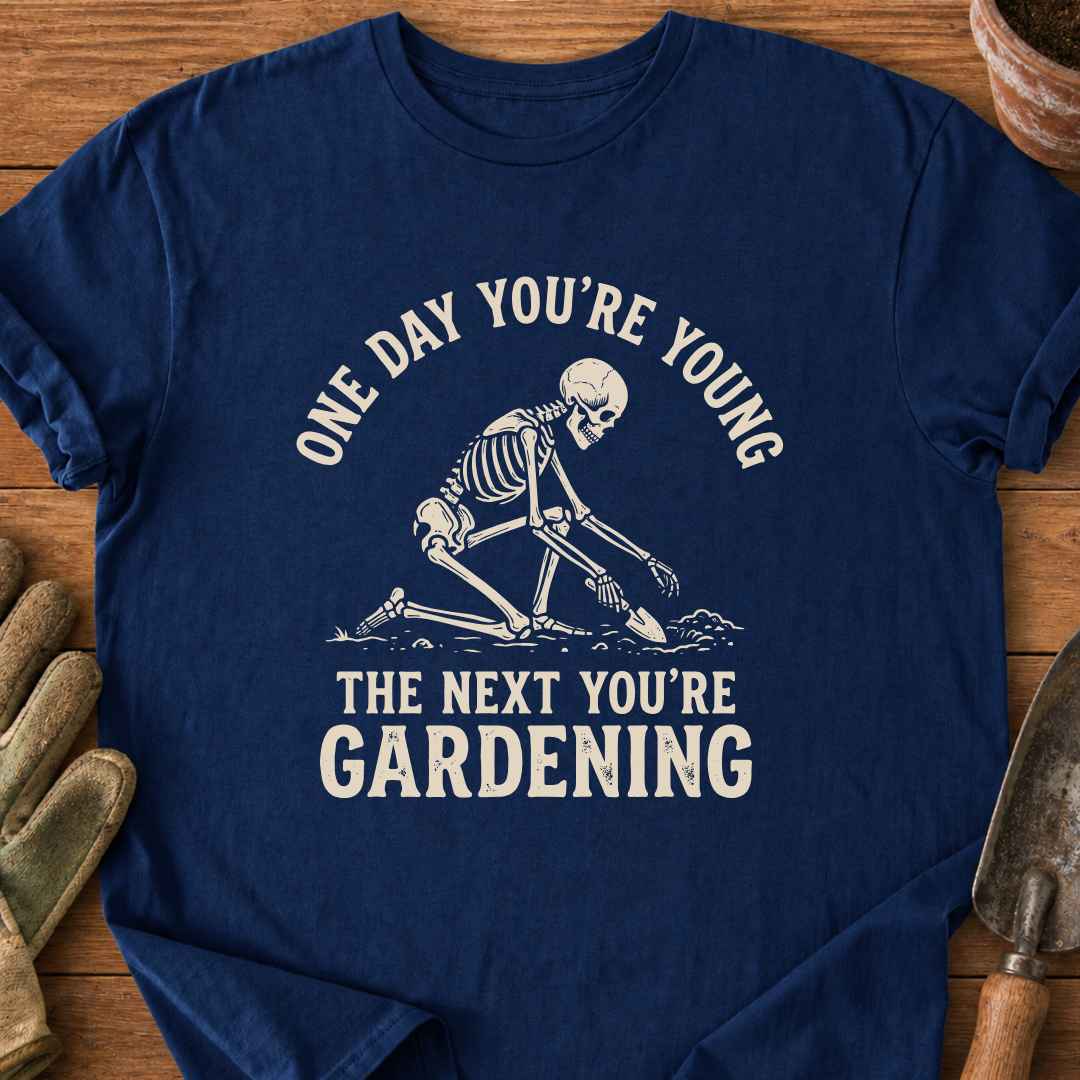 Skeleton Gardening T-Shirt